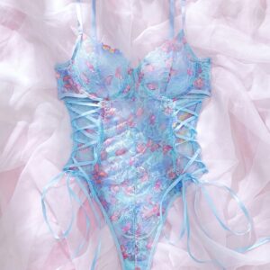 Body "Bleu Enchanté" – Élégance & Féerie