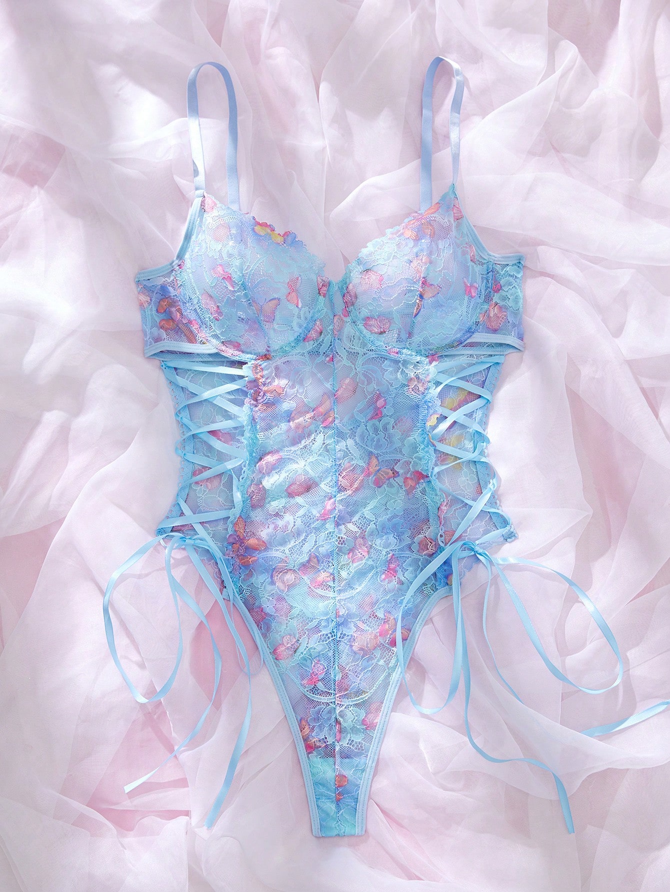 Body "Bleu Enchanté" – Élégance & Féerie